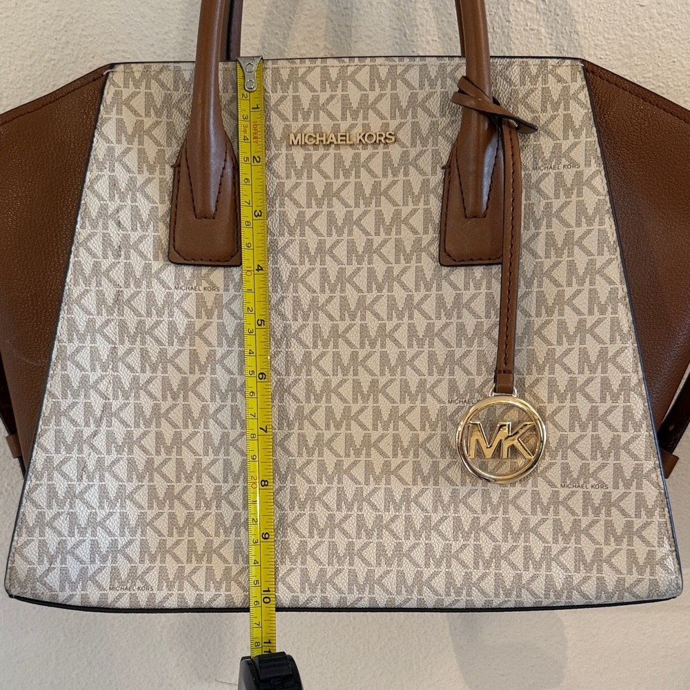 Michael Kors Brown and Cream Tote Bag - Picture 2 of 4